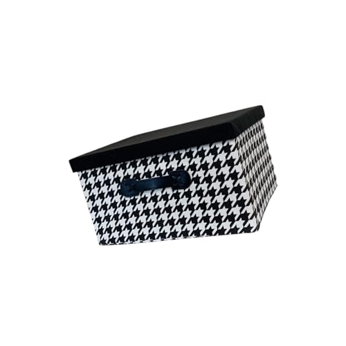 THINCAN Platz Sparende Faltbare Aufbewahrungsbehälter Hound Tooth Designs Stoff Organisatoren Box Für Schlafzimmer Schlafzimmer Organisation Systeme Home Office Storage Box THINCAN Platz Sparende Faltbare Aufbewahrungsbehälter Hound Tooth Designs Stoff Organisatoren Box Für Schlafzimmer Schlafzimmer Organisation Systeme Home Office Storage Box von THINCAN