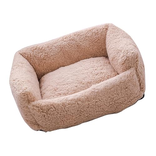 THINCAN Reversible Pelzige Katzennest Waschbarer Stoff Verdickte Warme Bettwäsche Anti Schlupfboden Für Kätzchen Multifunktionale Katzen Waschbar von THINCAN