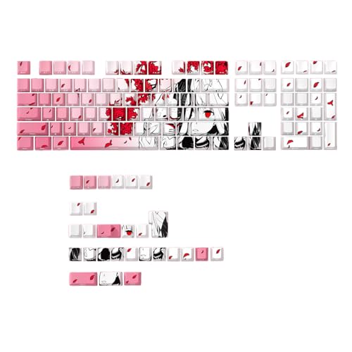 Seitprint Durchlösende Schlüsselkaps 136Keys Ergonomische Backbeleuchtungstaste Für Mechanische Tastatur Typisten Spieler Gamer von THINCAN