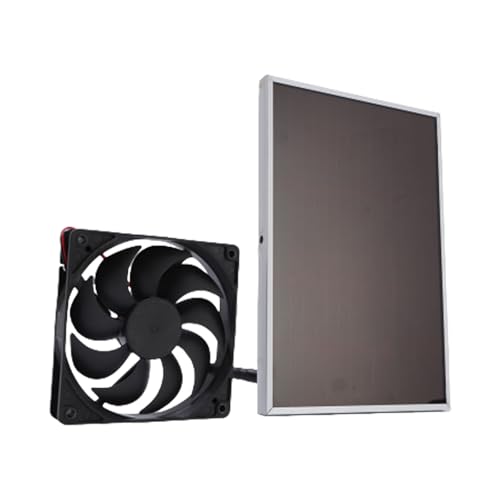 THINCAN Solar Power Kühlungen Lüfterset Shed Ventilation Ventilator Haustierhauskühlungslüfter Für Haustierhäuser Und Gewächshäuser Geeignet von THINCAN