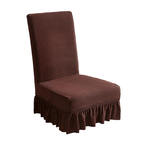 THINCAN Stuhlabdeckung Stretch Esssitzabdeckung Mit Long Rückenabdeckung Stuhl Waschbar Für Haushaltszimmer von THINCAN