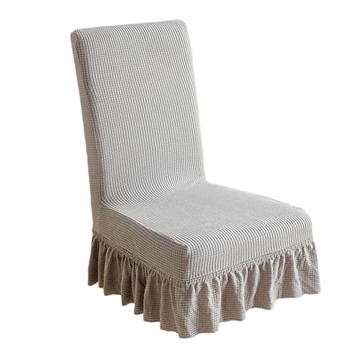 THINCAN Stuhlabdeckung Stretch Esssitzabdeckung Mit Long Rückenabdeckung Stuhl Waschbar Für Haushaltszimmer von THINCAN