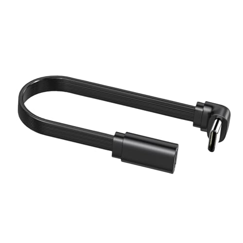 THINCAN USB C Erweiterungskabel Single Bend/gerade Kopfunterstützung 480 Mbit/s Datenübertragung Kurzes Datenkabel Für Tablets Telefone Laptop von THINCAN