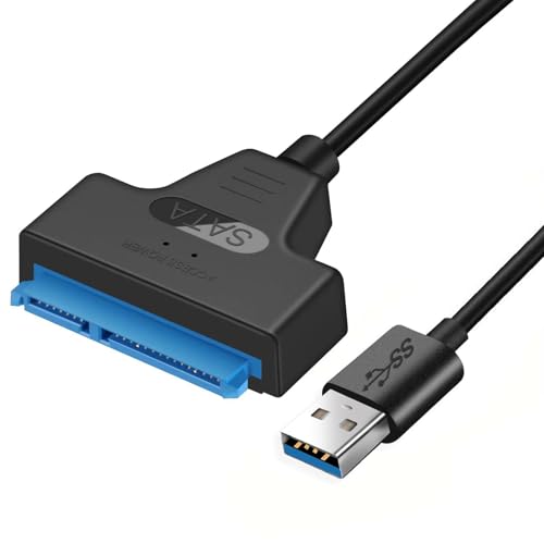THINCAN USB3.0 Adapterkabel Für 2 5 Zoll Festplatten 6Gbit / S Fast Geschwindigkeitsdatenübertragungswandler Mit UASP Unterstützung (schwarz) von THINCAN