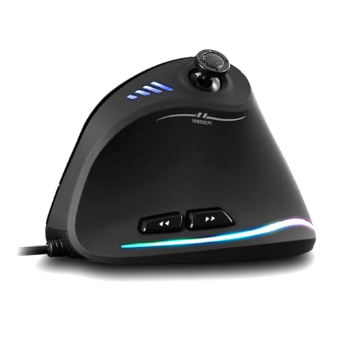 THINCAN Vertikale Gaming Maus Schnur Ergonomic Joystick Programmierbar Einstellbar 10000DPI Gaming Maus Für PC/Laptop/Desktop THINCAN Vertikale Gaming Maus Schnur Ergonomic Joystick Programmierbar Einstellbar 10000DPI Gaming Maus Für PC/Laptop/Desktop von THINCAN