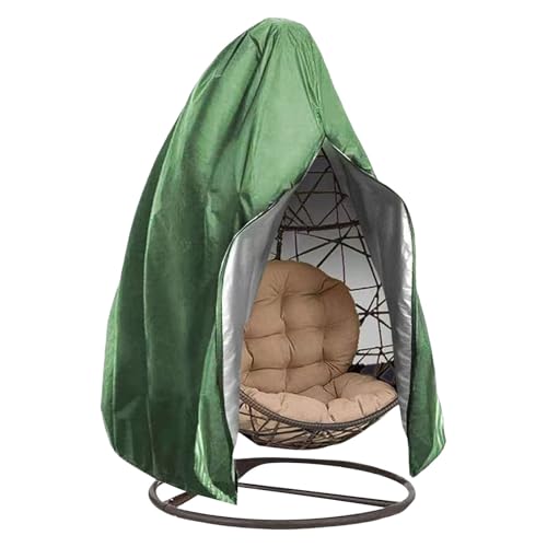 THINCAN Wetterfestes Hängende Eierstuhlabdeckungen 115x190 cm Schützt Outdoor Möbel Vor Sonnen Und Regenwinddichter Beschützer Schwungstuhlabdeckung von THINCAN