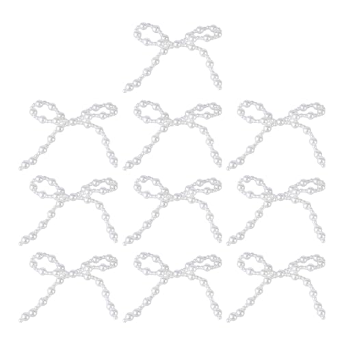 Zarte Perle Bowknot Schmuckkomponente Schöne Schmuck Einzigartige Perle Bowknot Ornamente Für Partys Und Feierlichkeiten von THINCAN
