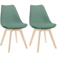 2er-Pack Daria Esszimmerstühle im nordischen Stil 83x55x48cm Thinia Home von THINIA HOME