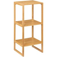 Modulares Bambusregal mit 3 Baldachin-Ebenen, 84 x 35 x 35,5 cm, Thinia Home von THINIA HOME