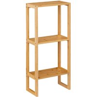 Modulares Bambusregal mit 3 Baldachin-Ebenen, 84x35x20cm, Thinia Home von THINIA HOME