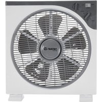 Thinia Home - 12' 30cm 50W Standventilator mit 3 Geschwindigkeiten, Weiß/Grau von THINIA HOME