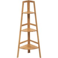 Thinia Home - 3-stöckiges Eck-Bücherregal aus Bambus mit Baldachin, 103 x 31,9 x 31,9 cm Thinia Home - 3-stöckiges Eck-Bücherregal aus Bambus mit Baldachin, 103 x 31,9 x 31,9 cm von THINIA HOME
