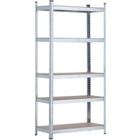 Thinia Home - Modulares Metallregal mit 5 Böden, 875 kg, 90 x 40 x 180 cm Thinia Home - Modulares Metallregal mit 5 Böden, 875 kg, 90 x 40 x 180 cm von THINIA HOME