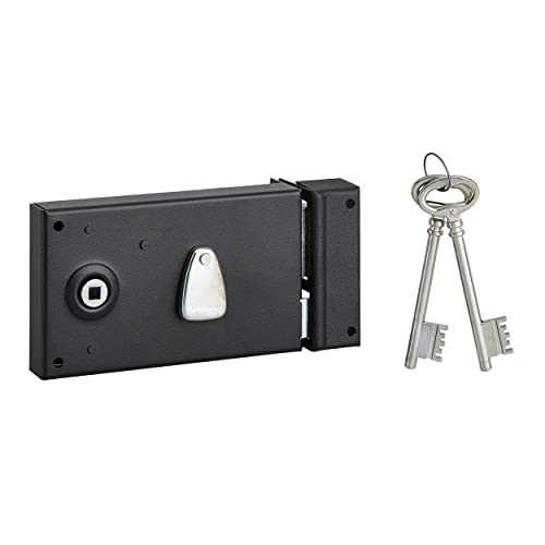 Lock Horizontal 4-Lever Deadlock Thirard T 1/2-Black-Right Querschnitt 6 mm B x H 82 x 140 mm von Thirard