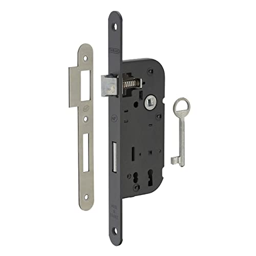 Thirard 901502 Mortise Lock with 1/2 Turn Round End 1 Key A/C Achse Lock 40 mm von Thirard