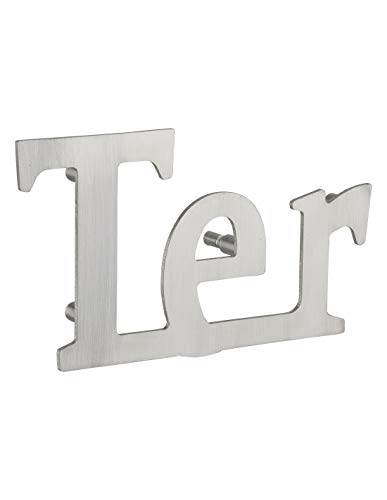 THIRARD 00067595 – Buchstabe Ter Edelstahl H.76 mm selbstklebend – Wandschild mit Hinweis – Ter – Zubehör / Ausrüstung – Türausrüstung selbstklebend von Thirard