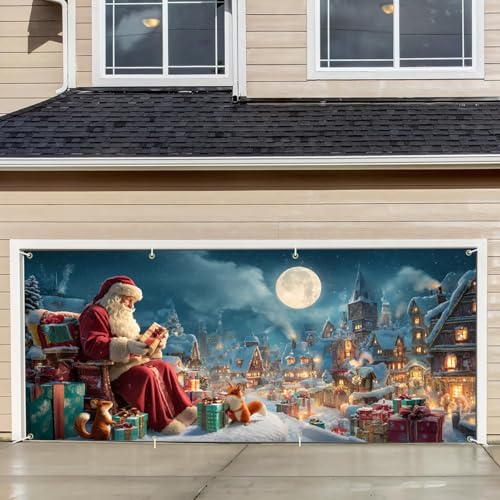Garagentor-Flagge, 4,6 x 90 cm, Polyester, wetterbeständig, für Außendekoration, lichtbeständig, Hofbanner (38) von THISFIND