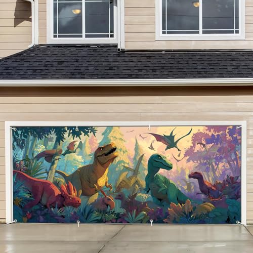 Garagentor-Flagge, 4,6 x 90 cm, Polyester, wetterbeständig, für Außendekoration, lichtbeständig, Hofbanner (41) von THISFIND