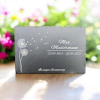 Grabtafel/Gedenktafel Mit Lasergravur Nach Wunsch/Grabdeko Grabtafel/Gedenktafel Mit Lasergravur Nach Wunsch/Grabdeko von THKreativDesign