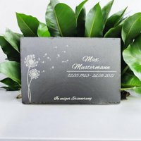 Grabtafel/Gedenktafel Mit Lasergravur Nach Wunsch/Grabdeko Grabtafel/Gedenktafel Mit Lasergravur Nach Wunsch/Grabdeko von THKreativDesign