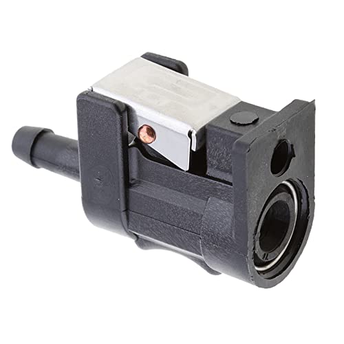 1 STÜCK Kraftstoffleitungsanschlüsse kompatibel für Yamaha Außenbordmotorboot, 1/4 ″ 6 mm Stecker & 5/16 ″ 8 mm Buchse Kraftstoffleitungsschlauchanschluss (Tankende Buchse) von THLMT