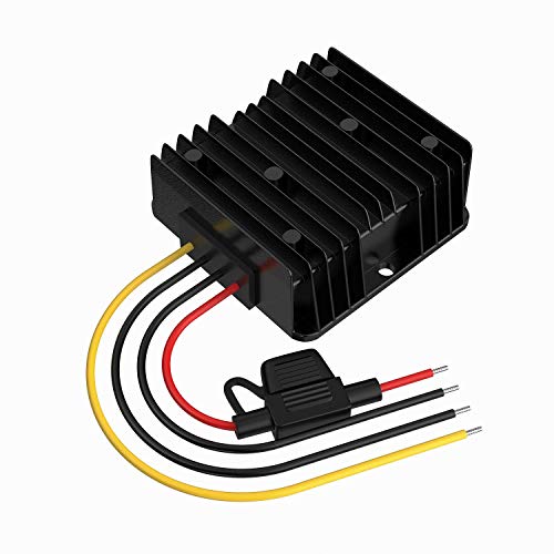 24V auf 12V Spannungswandler, DC DC Wandler 24V 12V 20A 240W mit Sicherung Wasserdicht, Step Down Converter für Golfwagen LED Light Motor Truck Fahrzeug Boot Solar System (DC15-40V Breit Eingang) von THLY