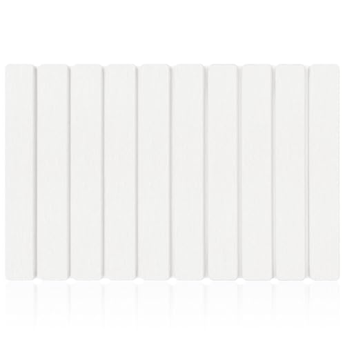 THMINS Abtropfmatte Geschirr, Stein Geschirrtrockenmatte, 60x39 cm Faltbare Kieselgur Trockenmatte für Küche Schnelltrocknend, Super Saugfähig, Hitzebeständig für Spülbecken, Tassen, Besteck von THMINS