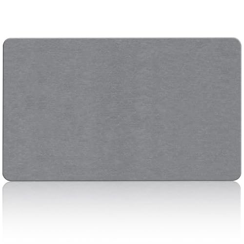 THMINS Extra Große Diatomeenerde Stein Badematte 90x60 cm, rutschfest, Super Saugfähig, Schnelltrocknend für Badezimmer/Küche, Einfach zu Reinigen von THMINS