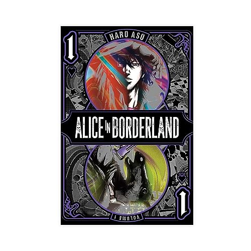 THNIKK Alice in Borderland Vol 1 Manga-Cover Retro Wandkunst-Deco-Poster Leinwand Poster Wandkunst Dekor Druck Bild Gemälde für Wohnzimmer Schlafzimmer Dekoration ungerahmt 40 x 60 cm THNIKK Alice in Borderland Vol 1 Manga-Cover Retro Wandkunst-Deco-Poster Leinwand Poster Wandkunst Dekor Druck Bild Gemälde für Wohnzimmer Schlafzimmer Dekoration ungerahmt 40 x 60 cm von THNIKK