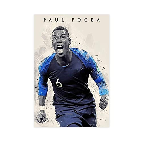 THNIKK Paul Pogba Fußballspieler Schlafsaal Schlafzimmer Wandkunst Deco Poster Leinwand Poster Wandkunst Dekor Druck Bild Gemälde für Wohnzimmer Schlafzimmer Dekoration ungerahmt 30 x 45 cm THNIKK Paul Pogba Fußballspieler Schlafsaal Schlafzimmer Wandkunst Deco Poster Leinwand Poster Wandkunst Dekor Druck Bild Gemälde für Wohnzimmer Schlafzimmer Dekoration ungerahmt 30 x 45 cm von THNIKK