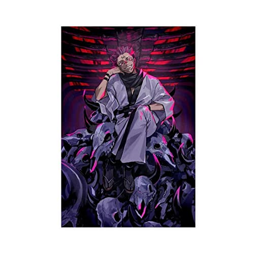 THNIKK Ryomen Sukuna Jujutsu Kaisen Manga Charakter Cover Schlafsaal Schlafzimmer Wandkunst Deco Poster Leinwand Poster Schlafzimmer Dekor Sport Landschaft Büro Zimmer Dekor Geschenk Unrahmen-Stil 50 THNIKK Ryomen Sukuna Jujutsu Kaisen Manga Charakter Cover Schlafsaal Schlafzimmer Wandkunst Deco Poster Leinwand Poster Schlafzimmer Dekor Sport Landschaft Büro Zimmer Dekor Geschenk Unrahmen-Stil 50 von THNIKK