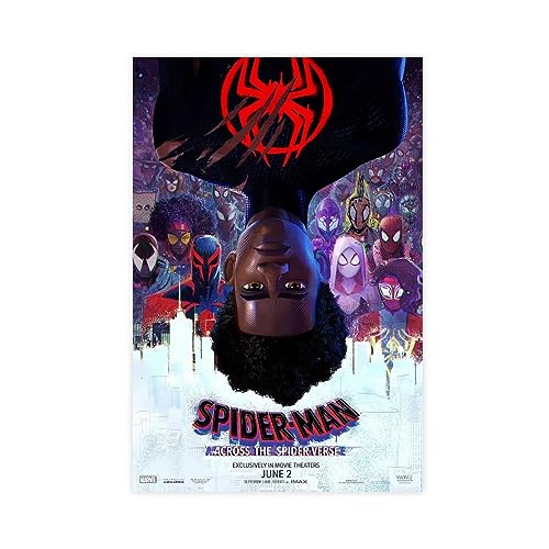 THNIKK Spider-Man Across The Spider-Verse, Wandkunst, Deco-Poster, Wandkunst, Dekordruck, Bild, Gemälde für Wohnzimmer, Schlafzimmer, Dekoration, ungerahmt, 30 x 45 cm von THNIKK