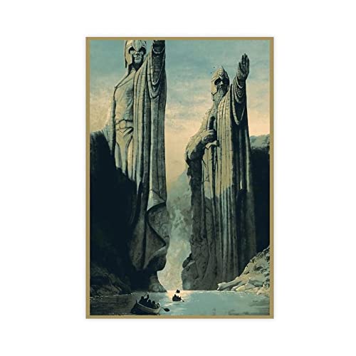 The Lord of The Rings Film The Gates of Argonath Beauty Cover Schlafsaal Schlafzimmer Wandkunst Deco Poster Leinwand Poster Schlafzimmer Dekor Sport Landschaft Büro Zimmer Dekor Geschenk ungerahmt 50 von THNIKK