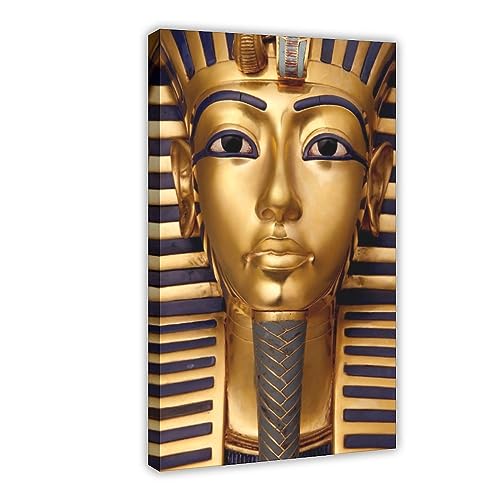 Tutanchamun Poster Ancient Egyptian King Pharao Home Living Room Club Cafe Art Wall Deco Poster Canvas Poster Wall Art Decor Print Picture Paintings for Living Room Bedroom Decoration Frame-style 08x von THNIKK