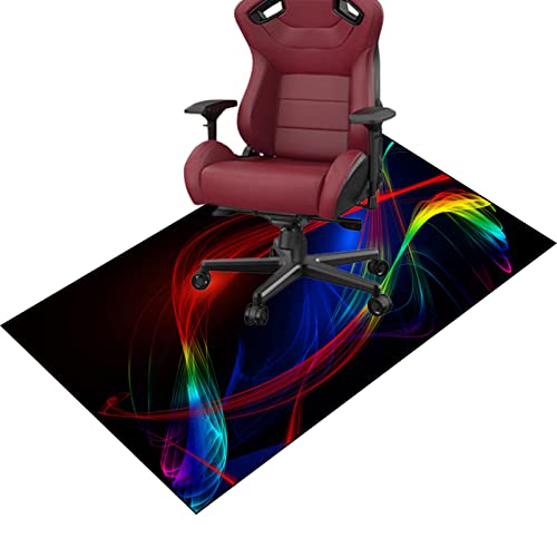 THOHR Bodenschutzmatte Stuhlunterlage Gaming Bürostuhl Unterlage Bürostuhlunterlage Rutschfestes Stuhl Unterlage Chair Mat für Schreibtische Gaming-Stuhl Zuhause 100 x 140cm von THOHR