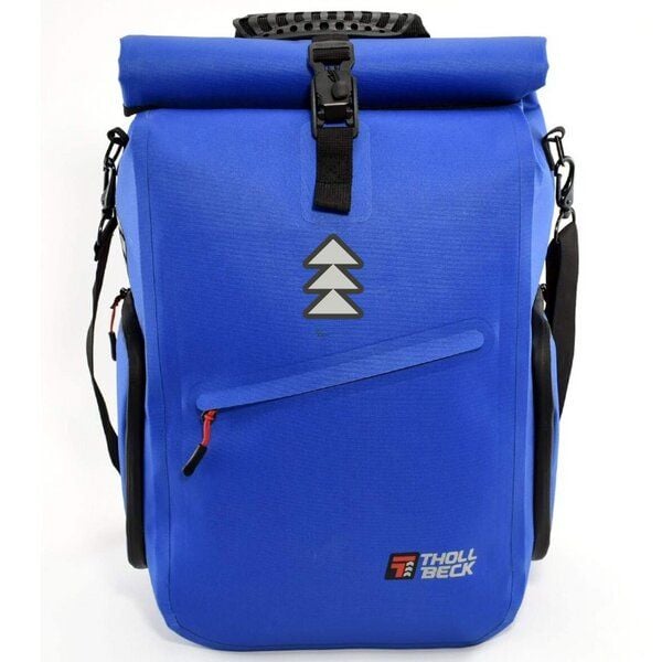 THOLLBECK 3 in 1 Fahrradtasche & Fahrradrucksack wasserdicht (23-27l) mit Magnetverschluss von THOLLBECK