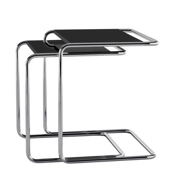 JS. THONET Beistell- und Satztisch SET B 97 Serious 01 | Tischplatte graphite... von THONET