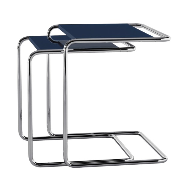 JS. THONET Beistell- und Satztisch SET B 97 Serious 04 | Tischplatte graphite... von THONET