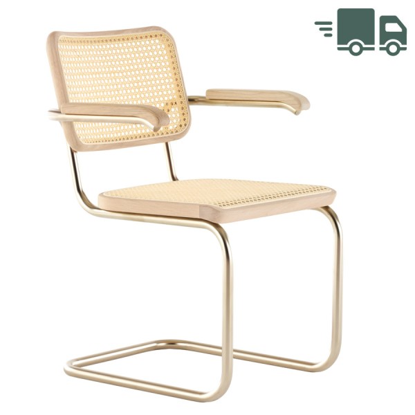 JS. THONET S 64 V NORDIC 04 | Eiche weiß pigmentiert | Stahlrohr-Freischwinge... JS. THONET S 64 V NORDIC 04 | Eiche weiß pigmentiert | Stahlrohr-Freischwinge... von THONET