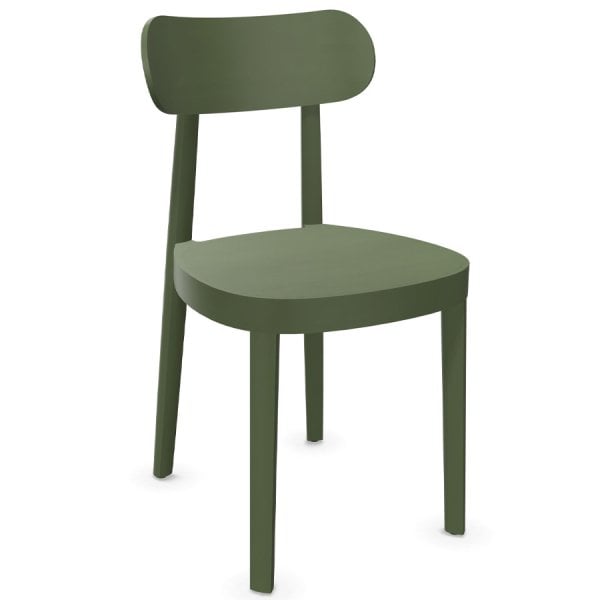 THONET 118 M Holzstuhl | Muldensitz | Buche gebeizt olivgrün THONET 118 M Holzstuhl | Muldensitz | Buche gebeizt olivgrün von THONET