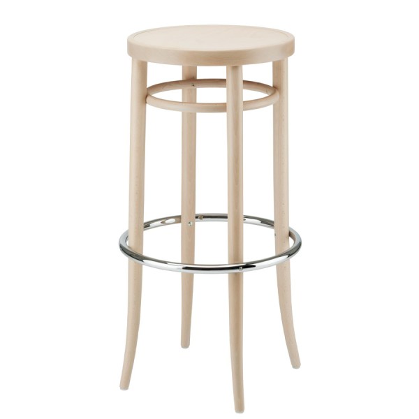 THONET 204 MH Barhocker | Muldensitz | Buche gebeizt aufgehellt von THONET