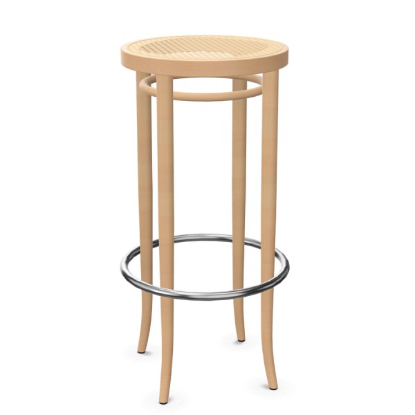 THONET 204 RH Barhocker | Sitz-Rohrgeflecht | Buche gebeizt aufgehellt von THONET