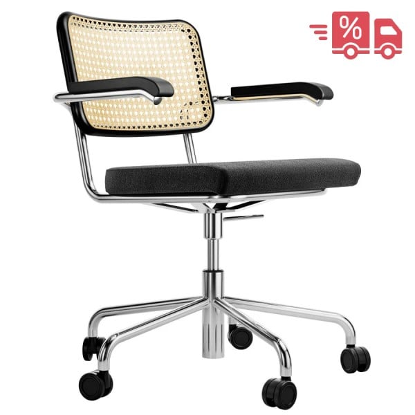 ABVERKAUF: THONET Drehsessel S 64 SPVDR Atelier mit Armlehnen | Sitz gepolste... ABVERKAUF: THONET Drehsessel S 64 SPVDR Atelier mit Armlehnen | Sitz gepolste... von THONET