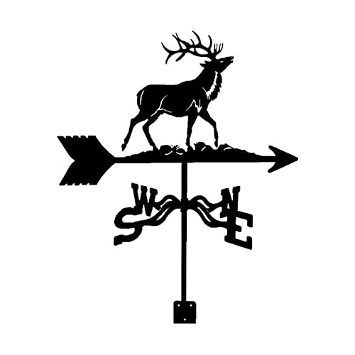 Wetterhahn fürs Dach Wetterhahn Metall Wetterfahne Metallbeschichtung Anti-Korrosion, Weathervane Gusseisen, Kreative Ornamente for Dach-Terrassengärten von THONGLEI
