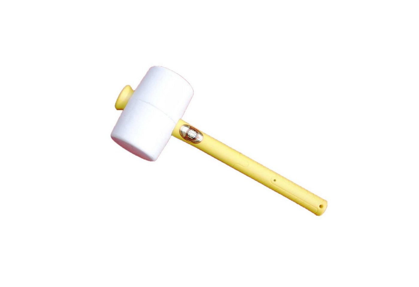 THOR Hammer THOR Weissgummi Hammer, Rund Ø x l 54 x 90 mm, 325 g, mit Fiberglas Stiel von THOR