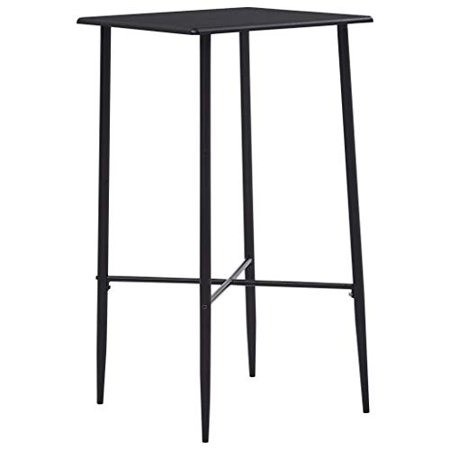 THOYTOUI Bartisch Schwarz 60 x 60 x 111 cm MDF, Holztisch Küchentisch Tisch Bistrotisch Geeignet für Wohnzimmer Esszimmer Speisesaal Küche THOYTOUI Bartisch Schwarz 60 x 60 x 111 cm MDF, Holztisch Küchentisch Tisch Bistrotisch Geeignet für Wohnzimmer Esszimmer Speisesaal Küche von THOYTOUI
