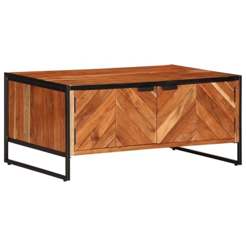 THOYTOUI Couchtisch 90x55x40 cm Massivholz Akazie, Beistelltisch Sofatisch Coffee Table Tisch Wohnzimmer Geeignet für Flur Teestube Büro Wohnzimmer THOYTOUI Couchtisch 90x55x40 cm Massivholz Akazie, Beistelltisch Sofatisch Coffee Table Tisch Wohnzimmer Geeignet für Flur Teestube Büro Wohnzimmer von THOYTOUI