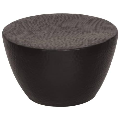 THOYTOUI Couchtisch Aluminium Gehämmert Ø 50x30 cm Schwarz, Wohnzimmertisch Sofatisch Coffee Table Tisch Wohnzimmer Geeignet für Wohnzimmer Büro Teestube Flur THOYTOUI Couchtisch Aluminium Gehämmert Ø 50x30 cm Schwarz, Wohnzimmertisch Sofatisch Coffee Table Tisch Wohnzimmer Geeignet für Wohnzimmer Büro Teestube Flur von THOYTOUI