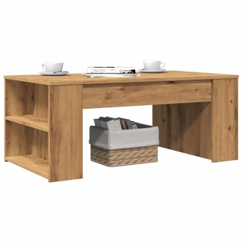 THOYTOUI Couchtisch Artisan-Eiche 102x55x42 cm Holzwerkstoff, Tisch Wohnzimmer Sofatisch Beistelltisch Coffee Table Geeignet für Wohnzimmer Büro Wohnung Hotel THOYTOUI Couchtisch Artisan-Eiche 102x55x42 cm Holzwerkstoff, Tisch Wohnzimmer Sofatisch Beistelltisch Coffee Table Geeignet für Wohnzimmer Büro Wohnung Hotel von THOYTOUI