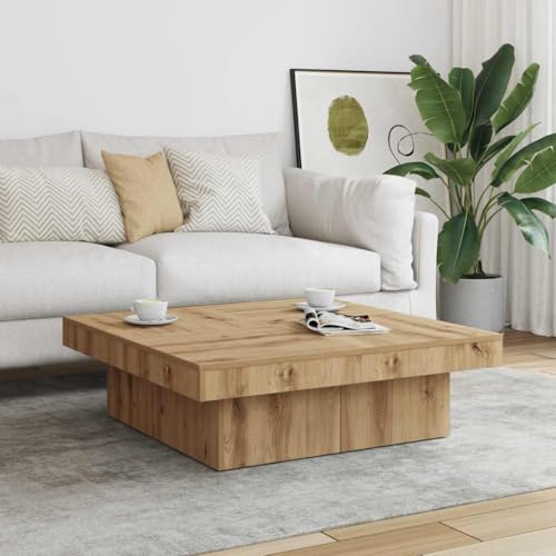 THOYTOUI Couchtisch Artisan-Eiche 90x90x28 cm Holzwerkstoff, Sofatisch Beistelltisch Wohnzimmertisch Coffee Table Geeignet für Wohnung Teestube Hotel Wohnzimmer THOYTOUI Couchtisch Artisan-Eiche 90x90x28 cm Holzwerkstoff, Sofatisch Beistelltisch Wohnzimmertisch Coffee Table Geeignet für Wohnung Teestube Hotel Wohnzimmer von THOYTOUI